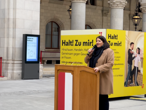 Kampagne Haltzumir Stadt Wien Wüfel