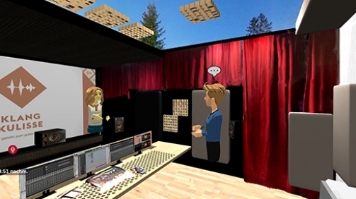 Virtuelles Tonstudio auf AltspaceVR Microsoft Klangkulisse